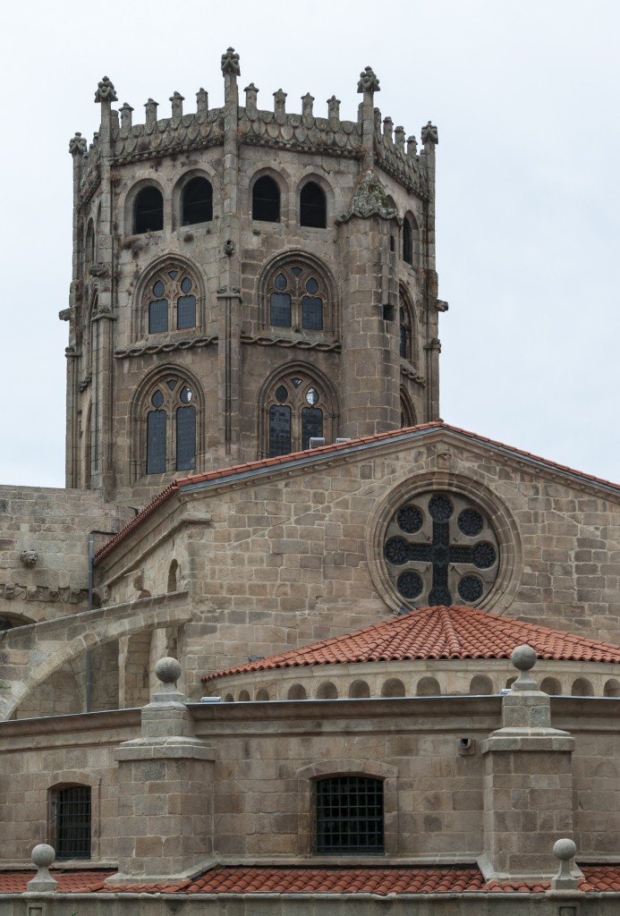 Tower and Apse of Ourense Cathedral (Spain)