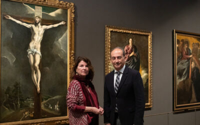 La obra “Cristo crucificado” de El Greco podrá disfrutarse en el Centro Velázquez hasta el 9 de junio